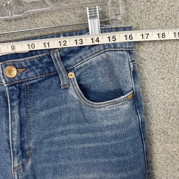 STS Blue Women's Brook High Waist Flare Denim Jeans Raw Hem Size 30 Boho - Picture 4 of 10